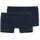 SCHIESSER Boxershorts unifarben Blau M 2er Pack
