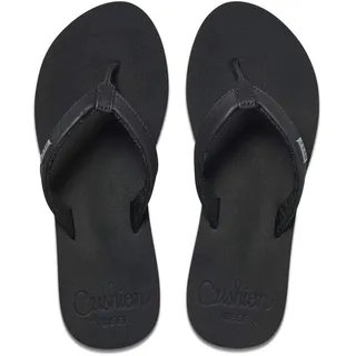 Reef Damen Cushion Sands Flipflop, Black, 38.5 EU