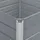 vidaXL Hochbeet 100 x 100 x 45 cm Grau