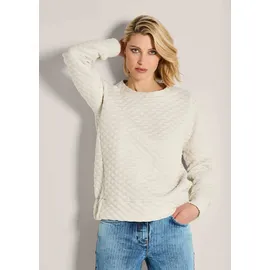Madeleine Struktursweater mit Rundhalsausschnitt in wollweiß | Gr.: 36