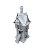VARIA Group 3D-gedrucktes Stadthaus 01 für Tabletop-Miniaturen 28mm - ca. 18x16x35 cm - Mehrteilig