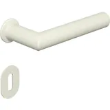 Hewi Drückergarnitur Serie 162 mit Rundrosette - Bb, weiß matt,