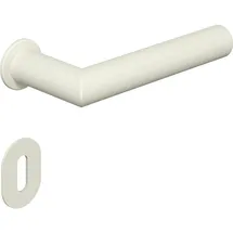 Hewi Drückergarnitur Serie 162 mit Rundrosette - Bb, weiß matt,