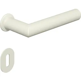 Hewi Drückergarnitur Serie 162 mit Rundrosette - Bb, weiß matt,