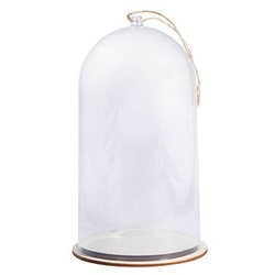 Rayher Kunststoffglocke transparent mit Sockel Ø 11,0 cm