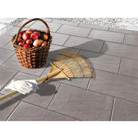 Diephaus Terrassenplatte Siva Mittelgrau 60 x 40 x 4 cm