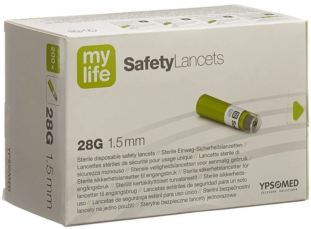 mylife SafetyLancets 28 G 1.5 mm