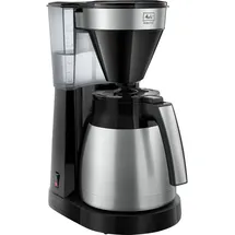 Melitta EasyTop Therm Steel schwarz/silber