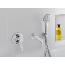 Duravit D-Code Einhebelmischer Unterputz Set, 2 Verbraucher, DC5210008010