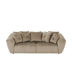 smart Big Sofa  Krista , braun , Maße (cm): B: 250 H: 81 T: 106