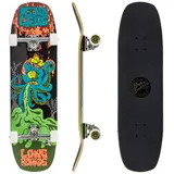 Mindless Longboards Octopuke Longboard, Erwachsene, Unisex, Orange/Grün (Mehrfarbig), 21,9 x 82,5 cm