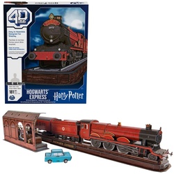 Spin Master 3D-Puzzle 4D Build - Harry Potter - Hogwarts Express, 181 Puzzleteile bunt