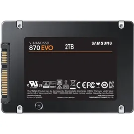 Samsung 870 EVO 2 TB 2,5" MZ-77E2T0B/EU