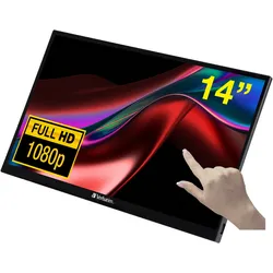 Verbatim PMT-14 - LED-Monitor - 35.6 cm (14")