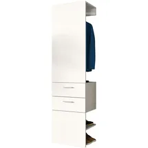 inn.furn Carry Garderobenschrank 52 x 190 x 36 cm Weiß