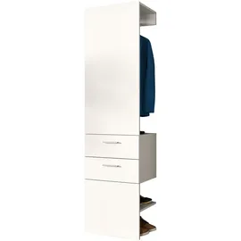 inn.furn Carry Garderobenschrank 52 x 190 x 36 cm Weiß