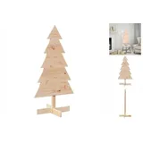 vidaXL Weihnachtsbaum Holz zum Schmücken 100 cm Massivholz Kiefer