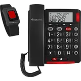 Amplicomms BigTel 50 Alarm Plus Duo, Telefon Grau