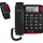Amplicomms BigTel 50 Alarm Plus Duo, Telefon Grau