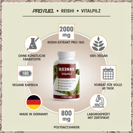 ProFuel Reishi Vitalpilz Kapseln 180 St.