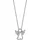 Julie Julsen Kette mit Anhänger Engel Weiß / Silber