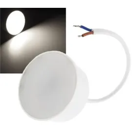 ChiliTec LED Modul flach Ersatz für GU10 Leuchtmittel - LED-Modul neutralweiß 120° 4200K, 230V 7W, 550lm, 50x24mm