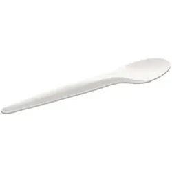 1000x Papier Kaffelöffel, 130mm, weiß