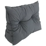 Home Feeling Keilkissen Rückenkissen, dunkelgrau 70 cm