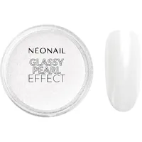 NeoNail Professional NEONAIL Glassy Pearl Effect Nageldesign WHITE 2 g Weiss