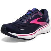 Brooks Ghost 15 Damen peacoat/blue/pink 40,5