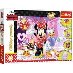 Disney Minnie Mouse Glitterpuzzle, Minnies Schmuckstücke (Kinderpuzzle)