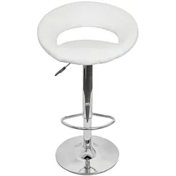 Amstyle Barhocker »SPM2.132« Leder-Optik silber