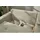 luma-home Dauerschlaf-Ecksofa Boxspring Federkern-Couch Topper Bettkasten, Cord Beige Grau / 15212
