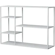 [en.casa] Isojoki Standregal 120 x 35 x 87,5 cm Weiß