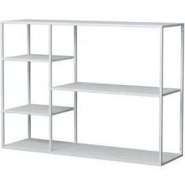 [en.casa] Isojoki Standregal 120 x 35 x 87,5 cm Weiß
