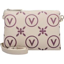 Valentino Samba Re Print Umhängetasche Kunstleder Ecru/Rosa
