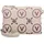 Valentino Samba Re Print Umhängetasche Kunstleder Ecru/Rosa