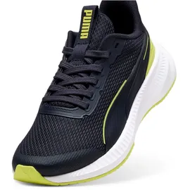 Puma Flyer Lite 3 JR Sneaker, New Navy-Lemon Sherbert White, 38