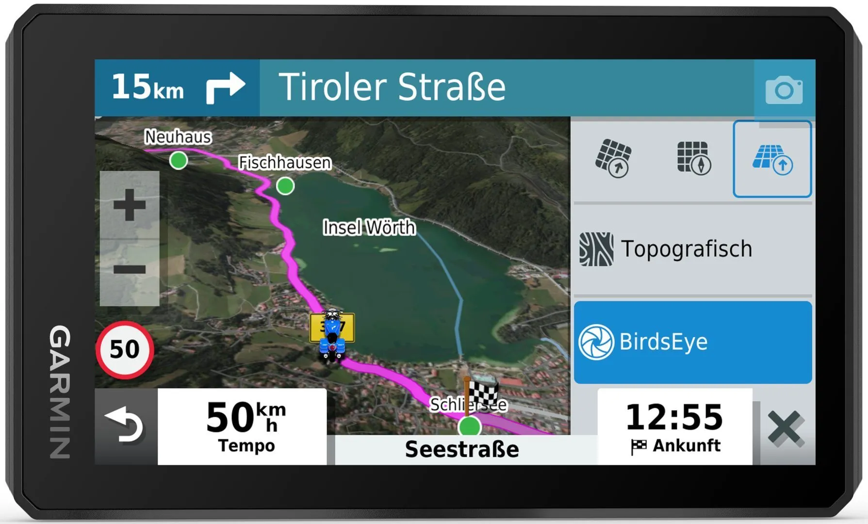 Garmin zumo XT Navigationsgerät und Aufbewahrungstasche Set, schwarz