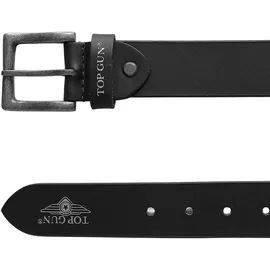 Top Gun Ledergürtel schwarz 105