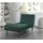 Atlantic Home Collection Pierre Chaiselongue, Polyester, Grün, 180 x 86 x 86 cm