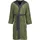 VOSSEN Bademäntel unisex Kapuze Poppy mud green/anthrazit - 0032 S