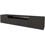 altdecor Lowboard, Weiß, Rechteckig, 200x40x41 cm, Wohnzimmer, Wohnwände, Lowboards, Lowboards hängend