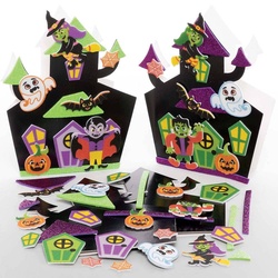 Spukhaus Mix & Match Kartensets (pro Set 6) Halloween-Basteleien