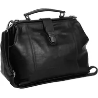 The Chesterfield Brand Wax Pull Up Doktorkoffer Leder 32 cm schwarz