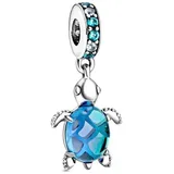 Pandora Meeresschildkröte Murano-Glas Charm-Anhänger 798939C01