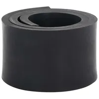 VidaXL Gummileiste für Schneepflug Schwarz 100x8x1 cm
