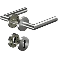 OGRO Feuerschutzgarnitur rund Aluminium grau/silber 8906/6501/6612