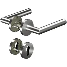 OGRO Feuerschutzgarnitur rund Aluminium grau/silber 8906/6501/6612