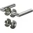 OGRO Feuerschutzgarnitur rund Aluminium grau/silber 8906/6501/6612